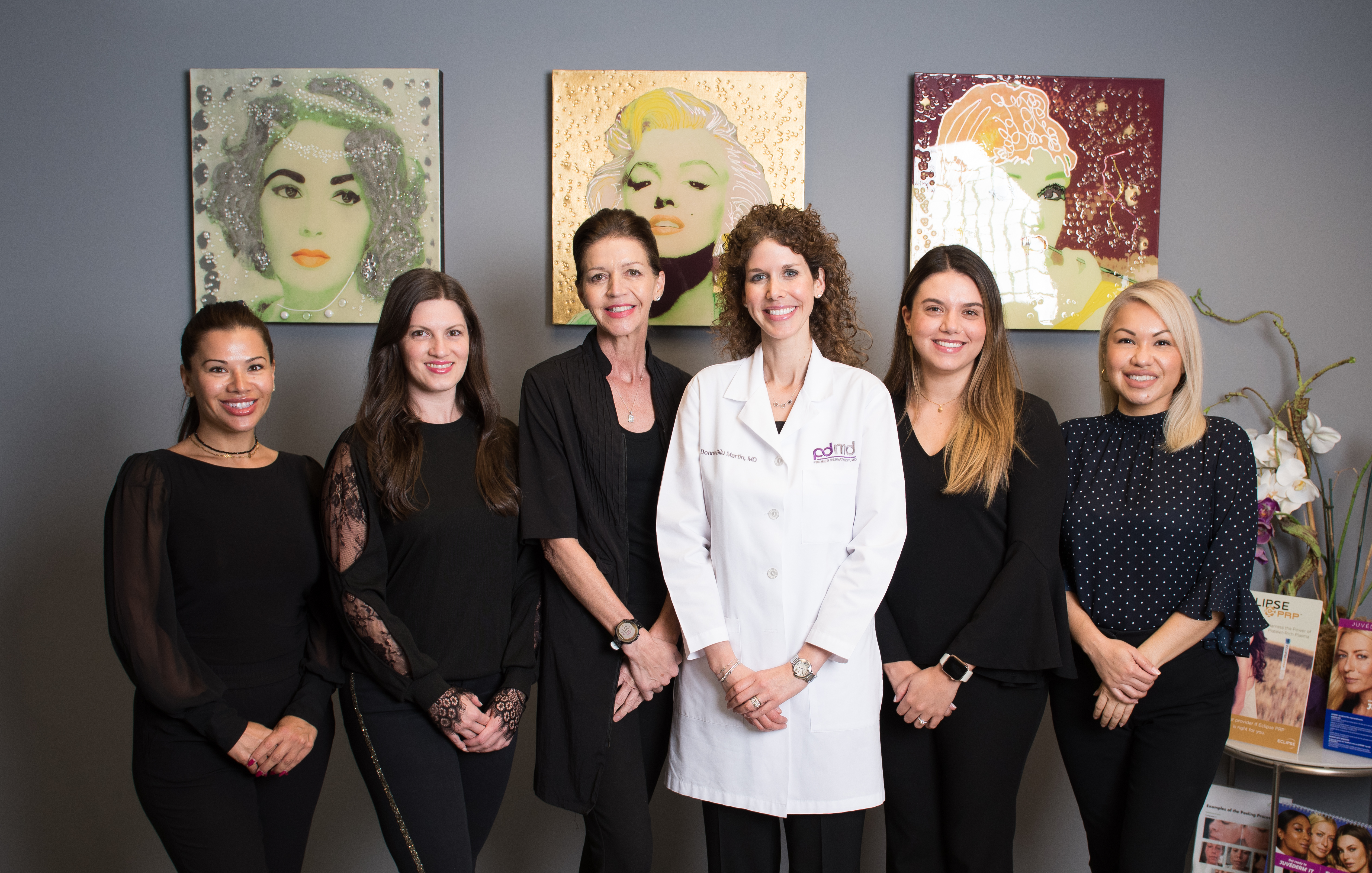 The fabulous staff at Premier Dermatology, MD